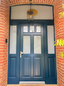 front-door door painted