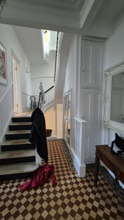 stairs steps before repainting white